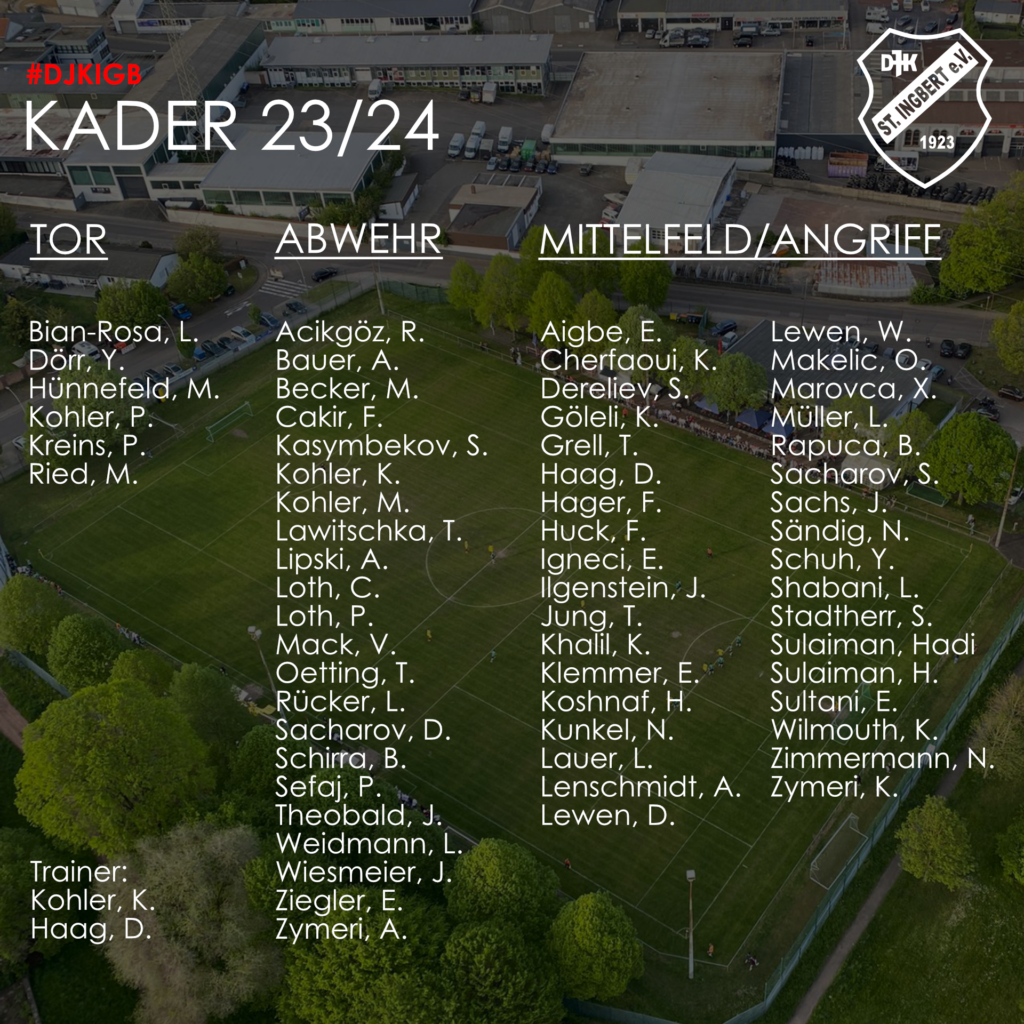 Kader DJK St. Ingbert 23/24